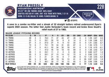2023 Topps - All-Star Game #228 Ryan Pressly Back
