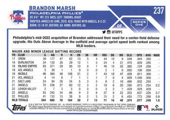 2023 Topps - All-Star Game #237 Brandon Marsh Back