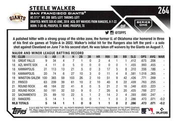 2023 Topps - All-Star Game #264 Steele Walker Back