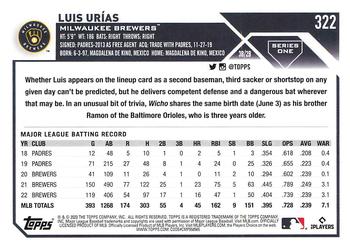 2023 Topps - All-Star Game #322 Luis Urias Back
