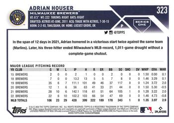 2023 Topps - All-Star Game #323 Adrian Houser Back