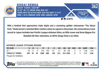 2023 Topps - All-Star Game #362 Kodai Senga Back