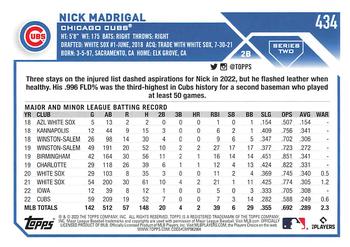 2023 Topps - All-Star Game #434 Nick Madrigal Back