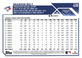 2023 Topps - All-Star Game #438 Brandon Belt Back