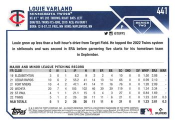 2023 Topps - All-Star Game #441 Louie Varland Back
