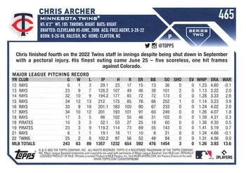 2023 Topps - All-Star Game #465 Chris Archer Back