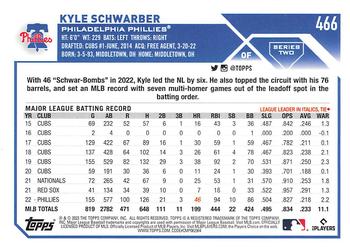 2023 Topps - All-Star Game #466 Kyle Schwarber Back