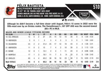 2023 Topps - All-Star Game #510 Félix Bautista Back