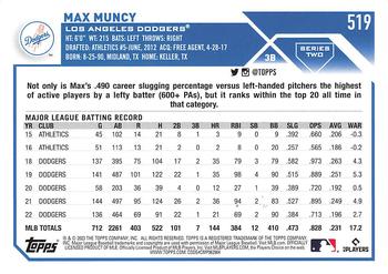 2023 Topps - All-Star Game #519 Max Muncy Back