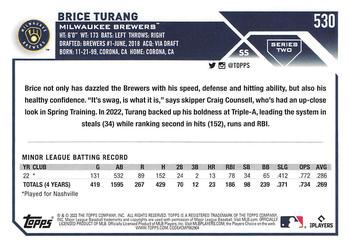2023 Topps - All-Star Game #530 Brice Turang Back