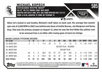 2023 Topps - All-Star Game #585 Michael Kopech Back
