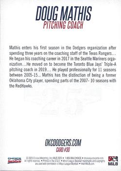2023 Choice Oklahoma City Dodgers #30 Doug Mathis Back