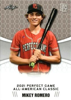 2021 Leaf Metal Perfect Game All-American Classic #44 Mikey Romero Front