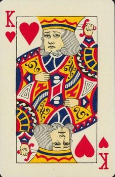 1953 Brown & Bigelow Playing Cards #K♥ Babe Ruth Back