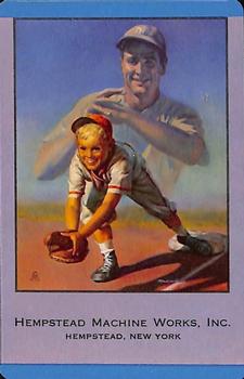 1953 Brown & Bigelow Playing Cards #A♣ Lou Gehrig Front