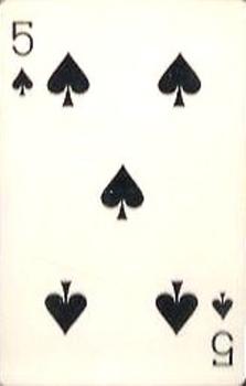 1953 Brown & Bigelow Playing Cards #5♠ Lou Gehrig Back