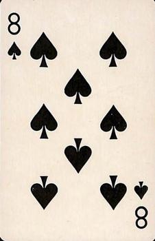 1953 Brown & Bigelow Playing Cards #8♠ Lou Gehrig Back