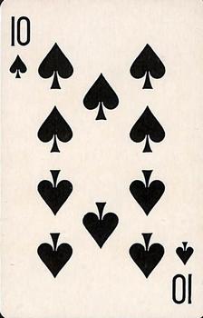 1953 Brown & Bigelow Playing Cards #10♠ Lou Gehrig Back