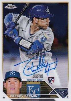 2023 Topps Chrome - Rookie Autographs #RA-FF Freddy Fermin Front