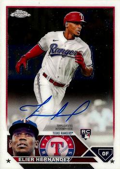 2023 Topps Chrome - Rookie Autographs #RA-HER Elier Hernandez Front