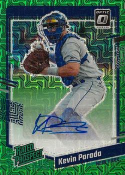 2023 Donruss - Optic Rated Prospects Signatures Green Mojo #RPS-KP Kevin Parada Front