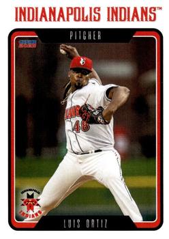2023 Choice Indianapolis Indians #18 Luis Ortiz Front