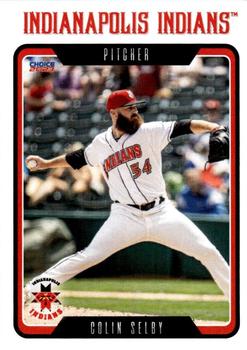 2023 Choice Indianapolis Indians #21 Colin Selby Front