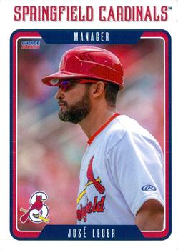 2023 Choice Springfield Cardinals #29 Jose Leger Front
