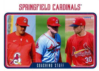 2023 Choice Springfield Cardinals #30 Eric Peterson / Brock Hammit / Will Hawks Front