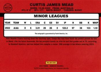 2023 Donruss - Retro 1990 Signatures Red #90S-CM Curtis Mead Back