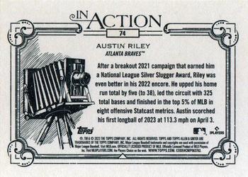 2023 Topps Allen & Ginter #74 Austin Riley Back