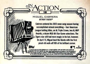 2023 Topps Allen & Ginter #139 Miguel Cabrera Back