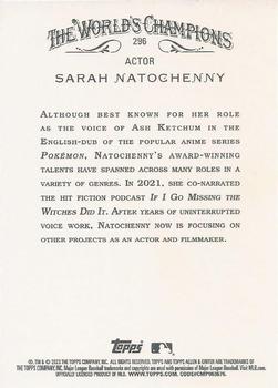 2023 Topps Allen & Ginter #296 Sarah Natochenny Back