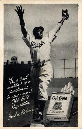1948 Old Gold Cigarettes Jackie Robinson #NNO Jackie Robinson Front