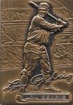 1995 Highland Mint Topps Mint-Cards Bronze #NNO Lou Gehrig Front