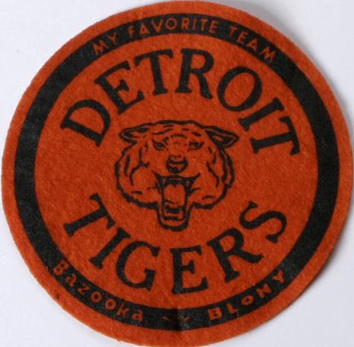 1958 Topps - Topps Felt Team Emblems #NNO Detroit Tigers Front