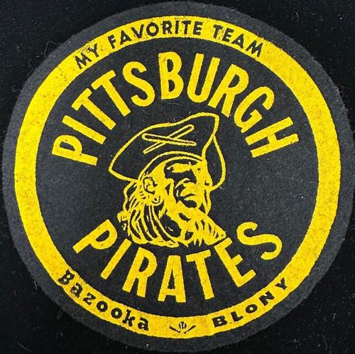 1958 Topps - Topps Felt Team Emblems #NNO Pittsburgh Pirates Front