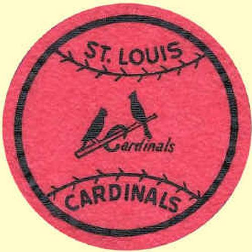 1956 Topps - Topps Felt Team Emblems #NNO St. Louis Cardinals Front
