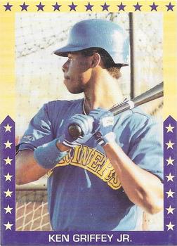 1990 Ken Griffey Jr. Baseball Stars Yellow & Purple (unlicensed) #NNO Ken Griffey Jr. Front