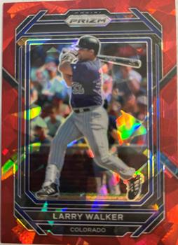 2023 Panini Prizm - Red Ice Prizm #4 Larry Walker Front