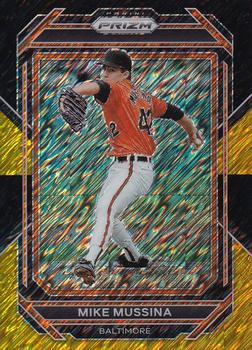 2023 Panini Prizm - Black Gold Shimmer Prizm #271 Mike Mussina Front