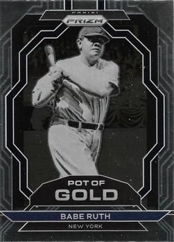 2023 Panini Prizm - Pot of Gold #PG11 Babe Ruth Front