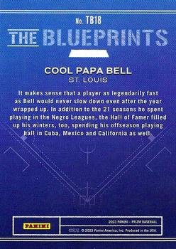 2023 Panini Prizm - The Blueprints #TB18 Cool Papa Bell Back