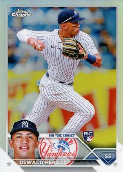 2023 Topps Chrome - Refractor #132 Oswald Peraza Front