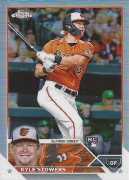 2023 Topps Chrome - Refractor #194 Kyle Stowers Front