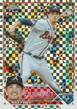 2023 Topps Chrome - X-Fractor #65 Max Fried Front