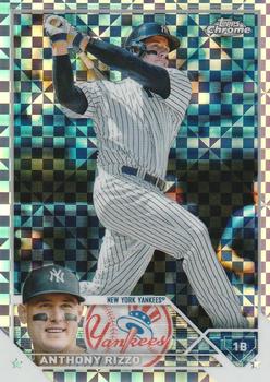 2023 Topps Chrome - X-Fractor #191 Anthony Rizzo Front