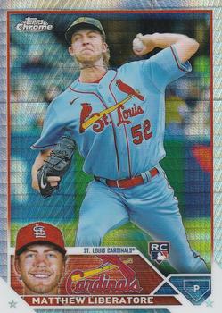2023 Topps Chrome - Prism Refractor #157 Matthew Liberatore Front