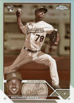 2023 Topps Chrome - Sepia Refractor #22 Michael Grove Front