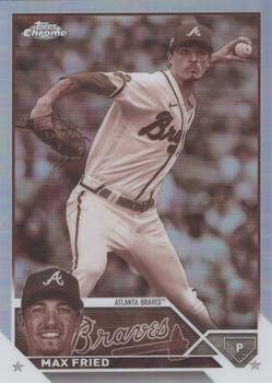 2023 Topps Chrome - Sepia Refractor #65 Max Fried Front